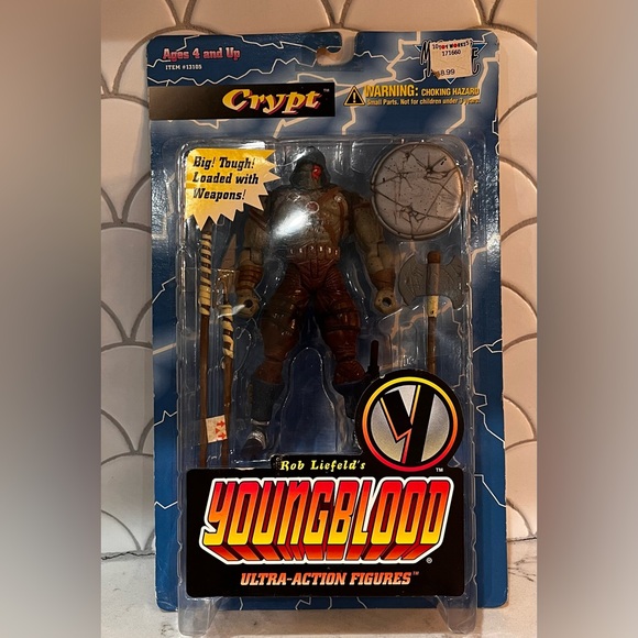 McFarlane Toys Rob Liefeld's‎ Youngblood CRYPT Ultra Action Figure 1995 Series 1 - Picture 1 of 2